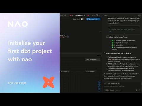 nao dbt setup demo