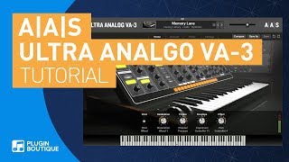 Video thumbnail for Ultra Analog VA-3 by A|A|S | Chill Trap Pad Tutorial & Key Feature Review by Plugin Boutique