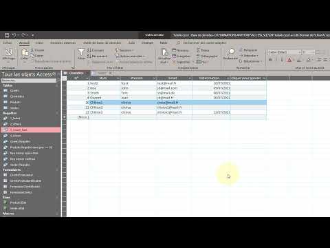 1 Access SQL Présentation de l outil