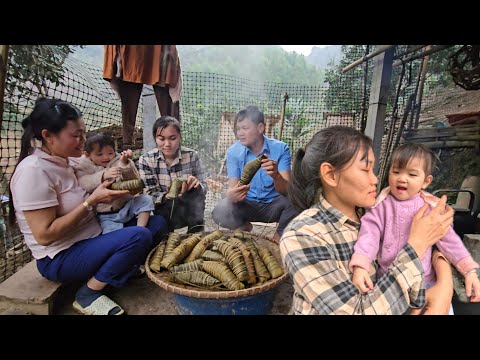 The aroma of Tet cakes fills the air, and the ex-husband returns. Ly Vy Ca 