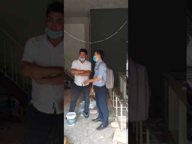 THI CÔNG HOÀN THIỆN ÁNH SÁNG CỬA HÀNG ANH HUY Ở QUẬN 10.