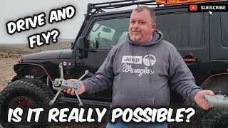 Can you really drive and fly a drone at the same time?