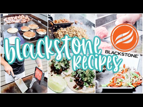 BLACKSTONE DINNER RECIPES | DINNER MEAL IDEAS | MORE WITH MORROWS
