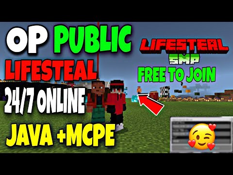 EPIC Lifesteal Smp - Join Now! 🌎 1.20+ Java + MCPE 24/7 💗