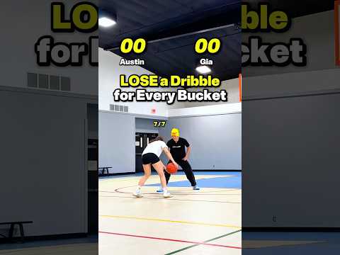 1v1 Basketball BUT you LOSE a dribble every time you score! 👀🏀