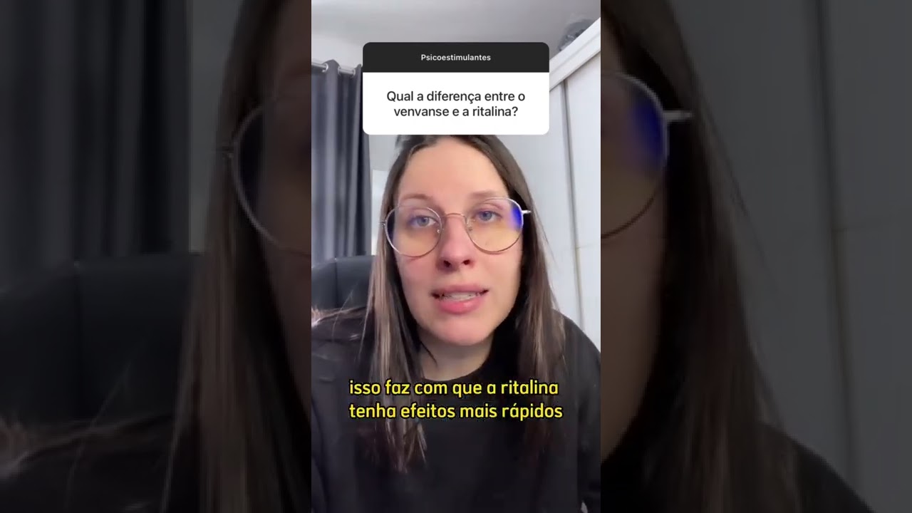 Qual é a diferença entre Ritalina e Venvanse?