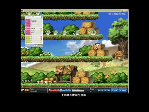Exoot MapleCity Beta - Maplestory Flash Game