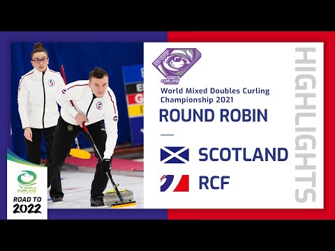 Highlights of Scotland v RCF - Round robin - World Mixed Doubles Curling Championship 2021