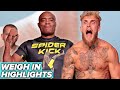 HIGHLIGHTS • JAKE PAUL VS ANDERSON SILVA FULL WEIGH IN SHOW & FACE OFFS