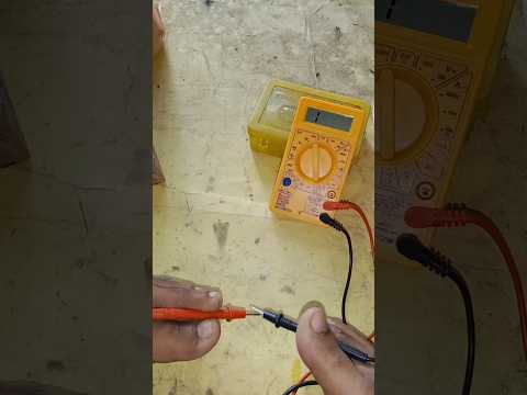 how to check bc 547 transistor multimeter #shorts #check