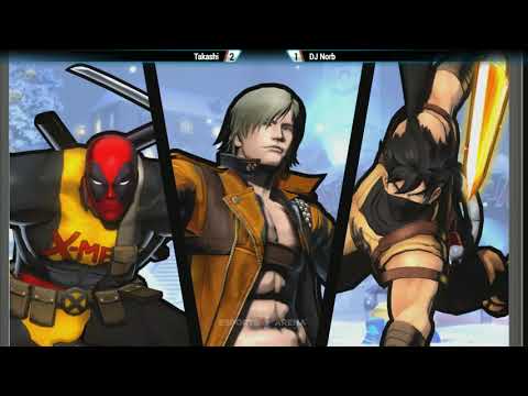 WNF Oakland 2019 S2.7 - UMVC3 Winners Round 1 Takashi vs Dj norm
