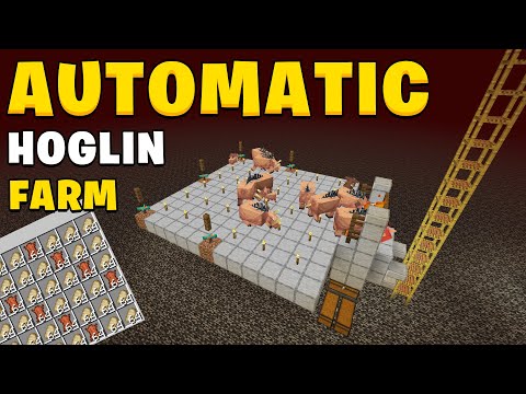 Best Hoglin Farm in Minecraft 1.21