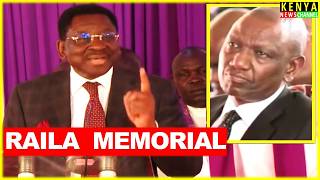 'MIMI NITAKWAMBIA UKWELI' Orengo addresses Ruto face to face at Raila Odinga Memorial in Bondo Siaya