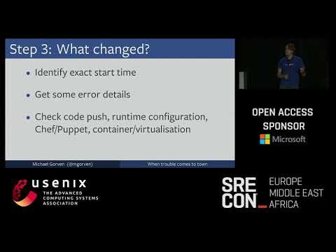 SREcon17 Europe/Middle East/Africa - When Trouble Comes to Town