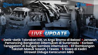 LIVE UPDATE: Detik-detik Tabrakan KA Argo Bromo vs KRL, Jenazah Pemancing Bangkalan Ditemukan