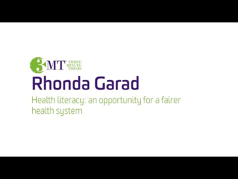 2015 Deakin University - Three Minute Thesis (3MT) - Rhonda Garad