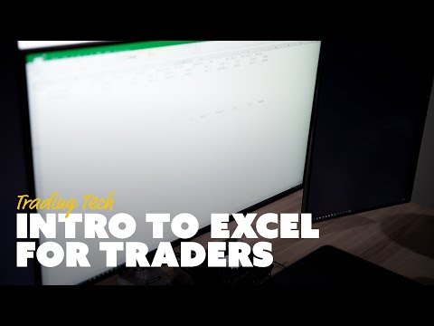 Part of a video titled Intro to Excel Spreadsheets for Traders - YouTube