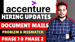 Accenture Document Problem Mails | Accenture Hiring Update | BGV & Offer Letter , Joining Updates