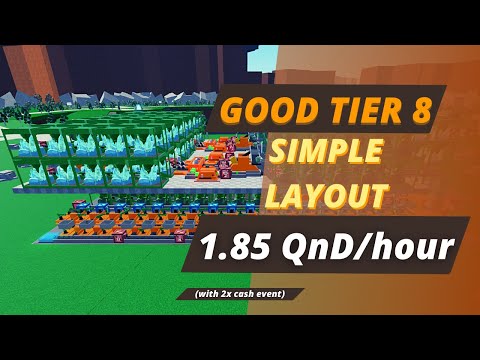 TIER 8 FINAL LAYOUT FACTORY SIMULATOR! - Roblox Factory Simulator