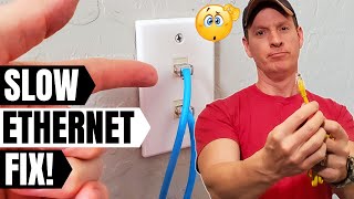 HOW TO FIX SLOW ETHERNET CONNECTION SPEED - 8 QUICK & EASY TIPS!