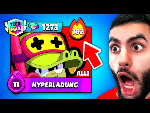 ALLI 0 auf 1000 TROPHÄEN pushen OHNE NIEDERLAGE! 😱 (Neuer Brawler)