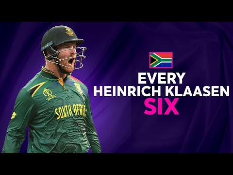 Every Heinrich Klaasen six at Cricket World Cup 2023