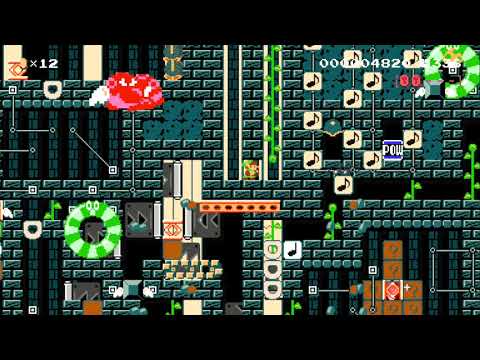Legend of Zelda: 4 Screen Shrine by PuzzleKing - SUPER MARIO MAKER - NO COMMENTARY 1bb