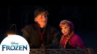 Anna e Kristoff Viajam Pela Montanha do Norte | Frozen