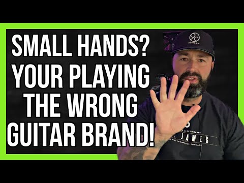 ARE YOU PLAYING THE WRONG GUITAR BRAND? SMALL HANDS NEED THE RIGHT GUITAR IN THEM