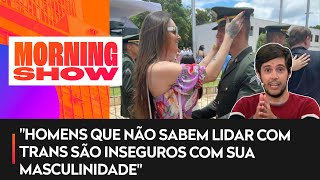 Atleta trans revela ameaças após formatura de namorado militar
