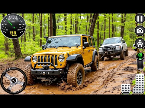 4x4 Offroad Jeep Driving Simulator 3D - Drive SUV 4x4 Jeep Offroad Game - Android Gameplay 