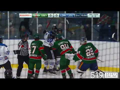 GOJHL Playoffs (Game 3) - St. Marys Lincolns vs London Nationals