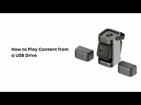 How to play content from a USB drive on the P1?