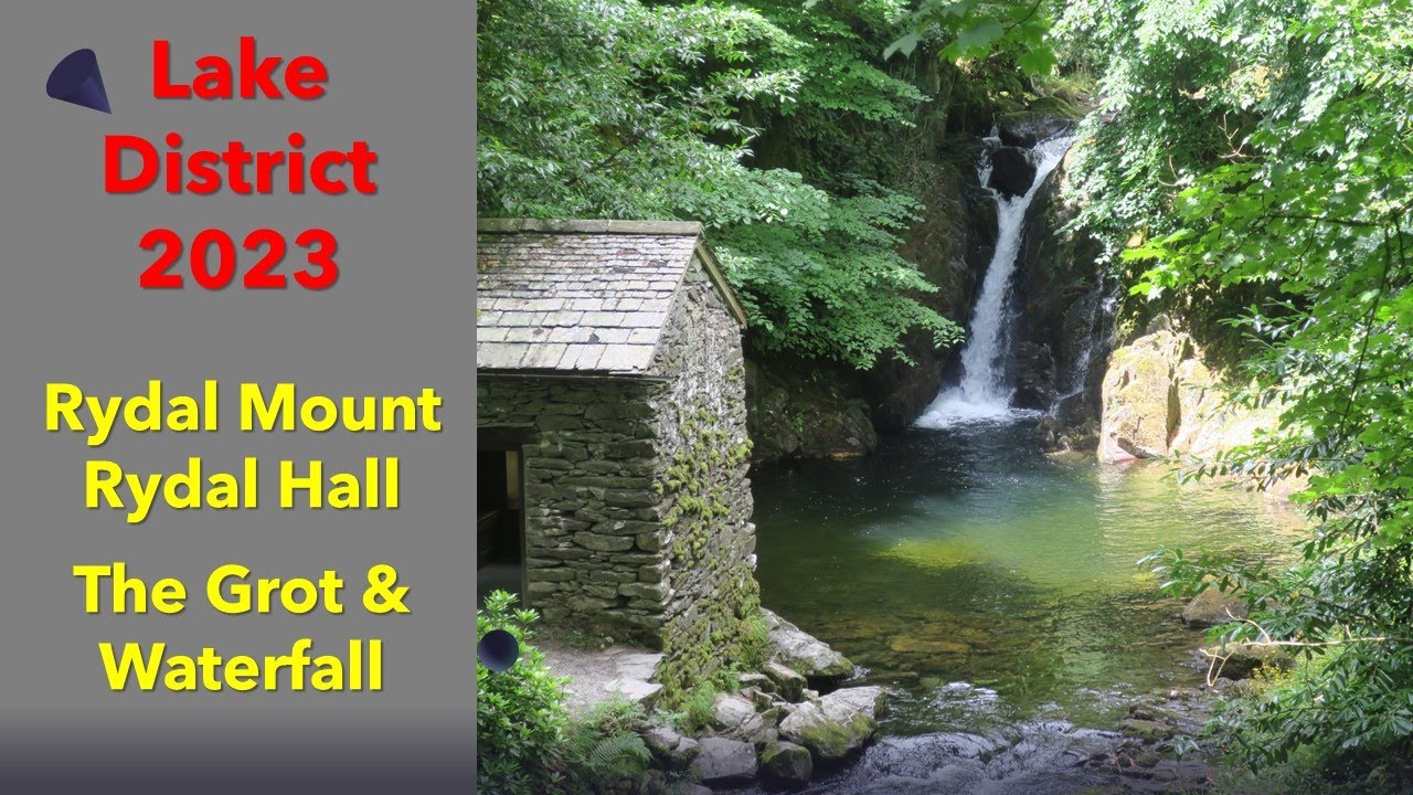 Lake District 2023 visiting Rydal Mount & Gardens, Rydal Hall & The Grot and Waterfall, 3rd July 4k