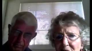 Teeny Grannies check their webcam!