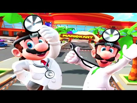 Mario Kart Tour Doctor Tour Gameplay - Wii Coconut Mall