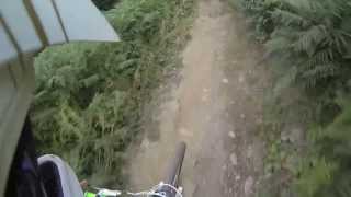 preview picture of video 'Revolution Bike Park Llangynog Red Bull doube black track'