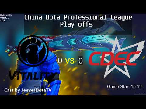 CDEC vs IG.VITALITY BO3 China Professional League Play OFFS