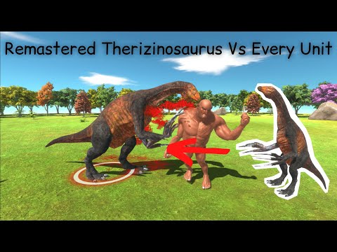 Remastered Therizinosaurus Vs Every Unit ARBS |Animal Revolt Battle Simulator [Who Is The Strongest]
