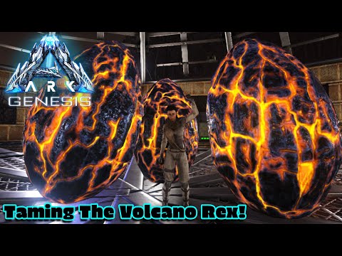 Stealing The Magmasaur Eggs! Ark Genesis Part 13