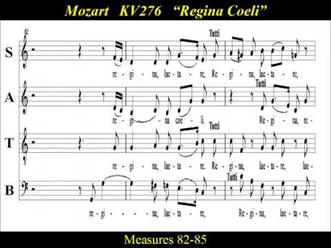 Mozart - KV 276 - Regina Coeli - Bass