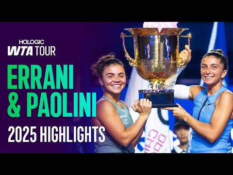 Sara Errani & Jasmine Paolini Doubles Greatness from 2025 🤩