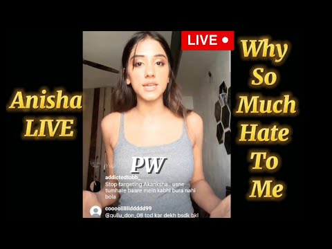 ANISHA LIVE 🔴 AFTER MASSIVE HATE REVEALS HER SIDE STORY  #splitsvilla 16