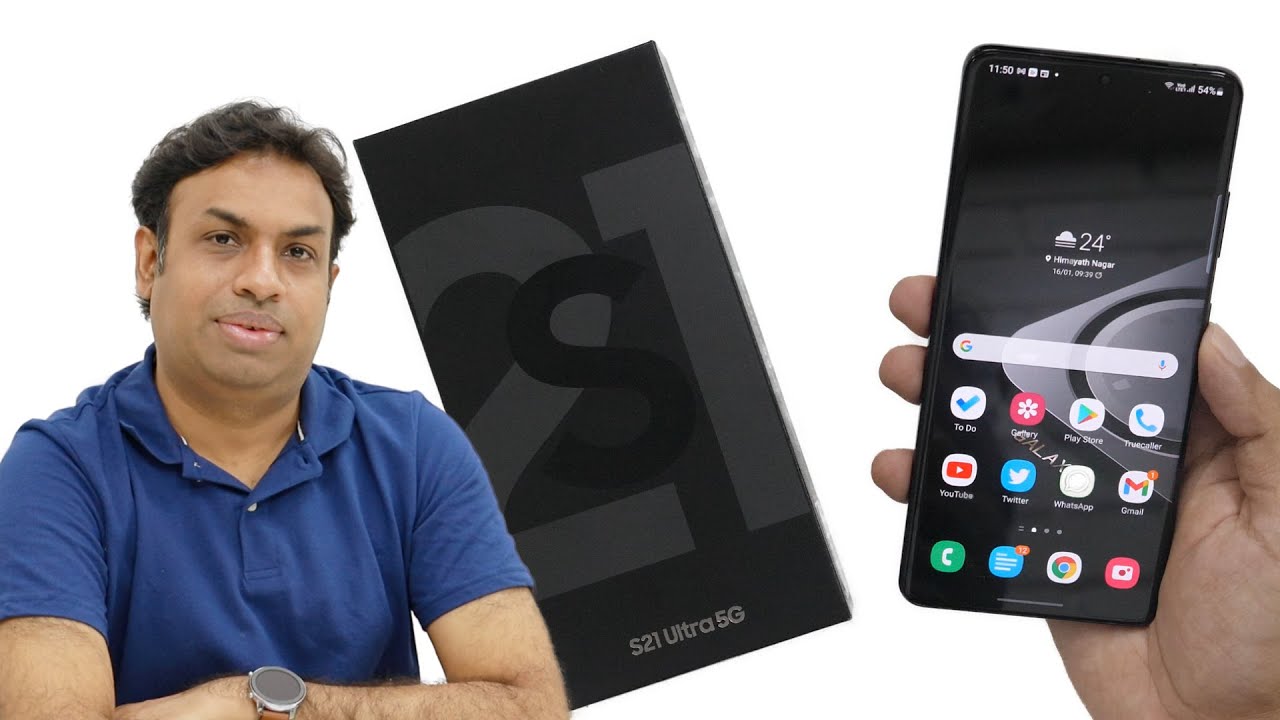 Samsung Galaxy S21 Ultra 5G Unboxing & First Looks (Indian Unit)