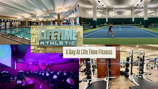 LIFETIME ATHLETIC GREEN VALLEY GYM TOUR | Indoor Tennis | Pickleball | Weightlifting | Spa | Vlog |