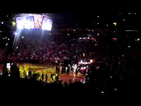 LIVE Miami Heat Player Intros (Big Three Debut)- Preseason 10/6/10 vs. Pistons