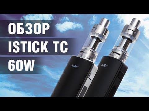 Батарейный мод Eleaf iStick TC 60W в комплекте с клиромайзером (без аккумулятора) - видео 1