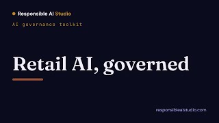 AI governance for retail: board-ready in one step