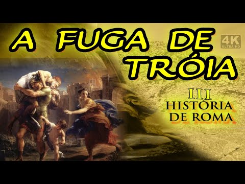 A Fuga dos Troianos à Itália; Eneida de Virgílio, Enéas, Lavínio, Alba Longa - História de Roma III