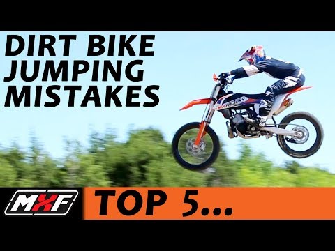 Top 5 Jumping Mistakes on a Dirt Bike - Most Common Problems & Solutions!!